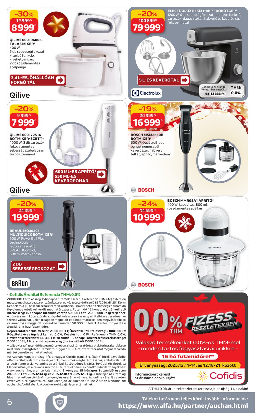 Auchan akciós újság 2025.12.11-től - 6. oldal.
