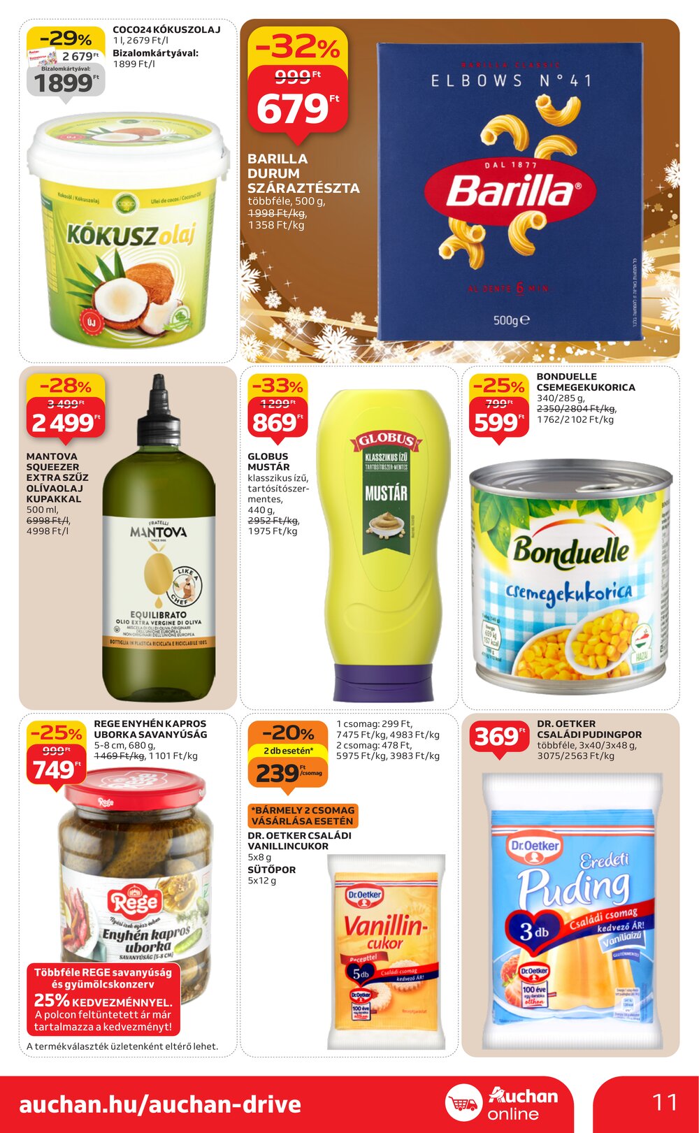 Auchan akciós újság 2025.12.11-től - 11. oldal.