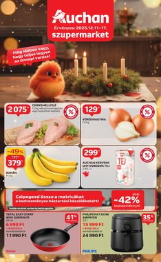 Auchan akciós újság 2025.12.11-től