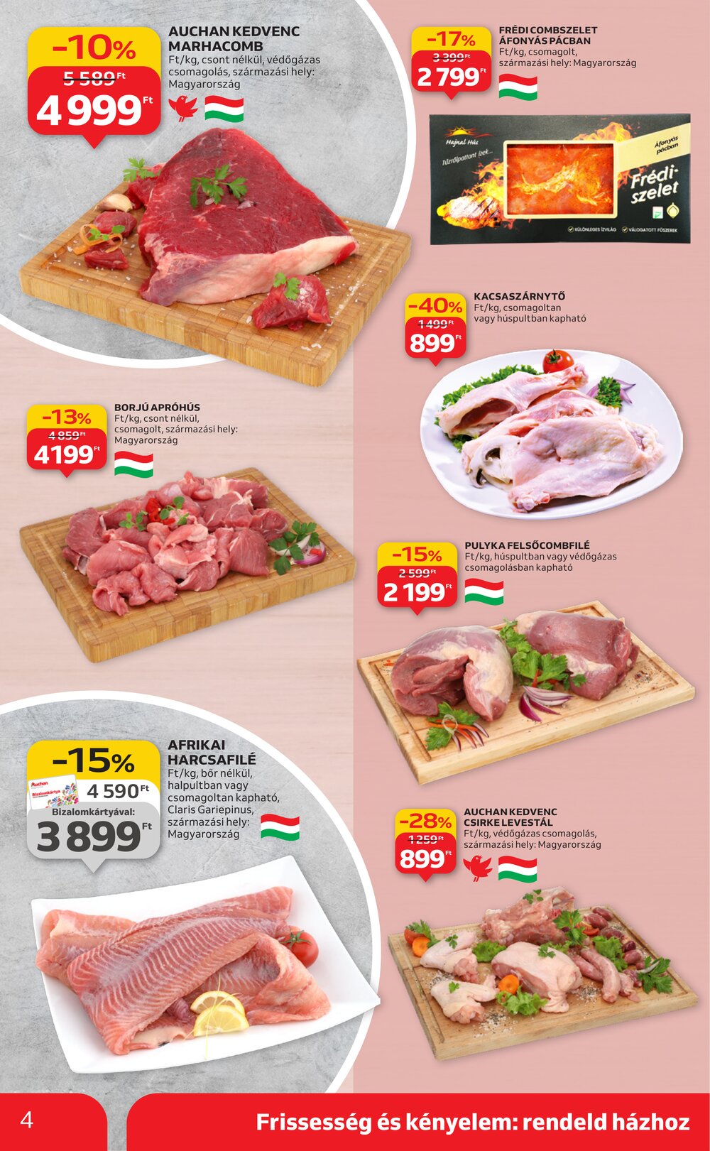 Auchan akciós újság 2025.12.11-től - 4. oldal.