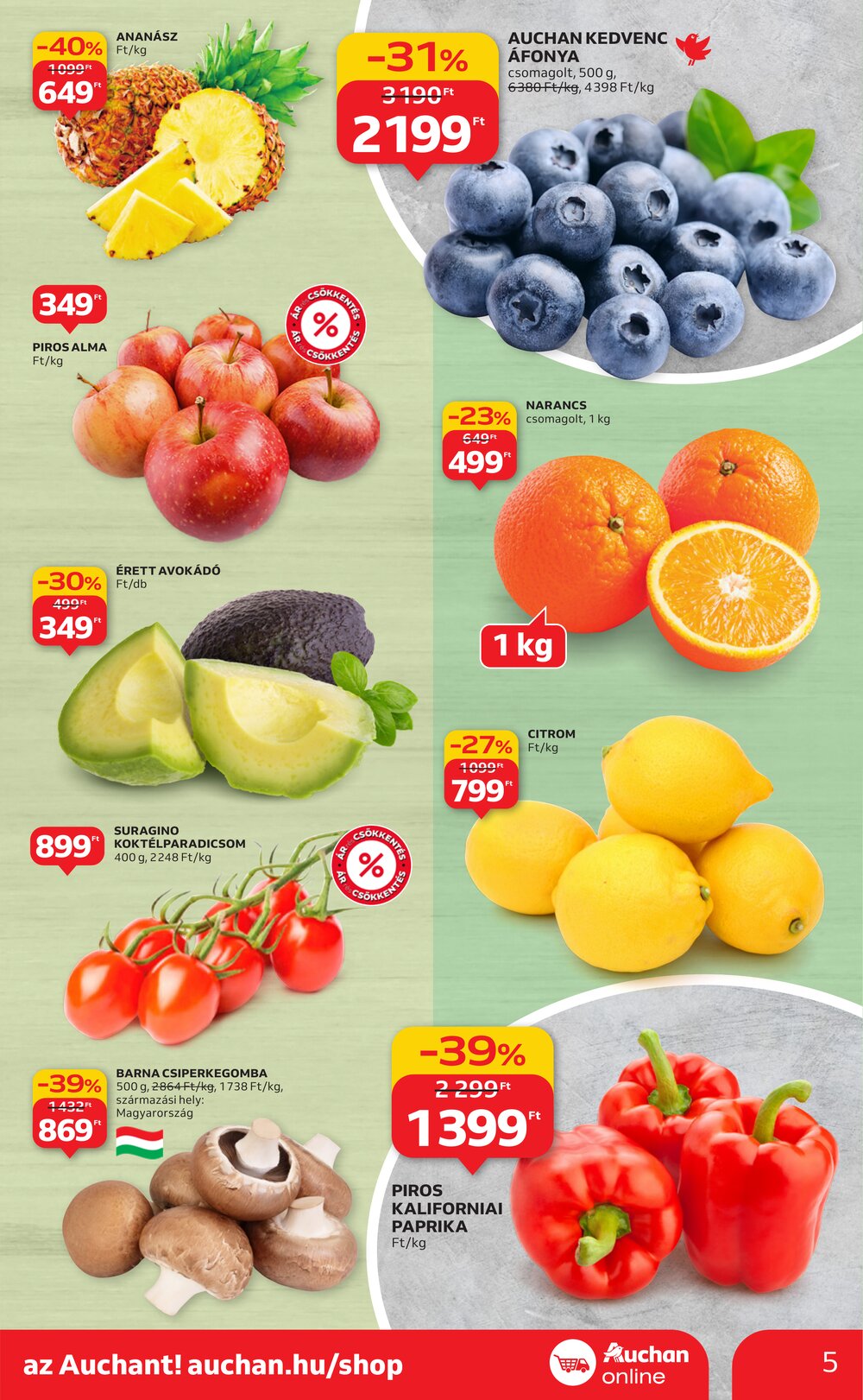 Auchan akciós újság 2025.12.11-től - 5. oldal.