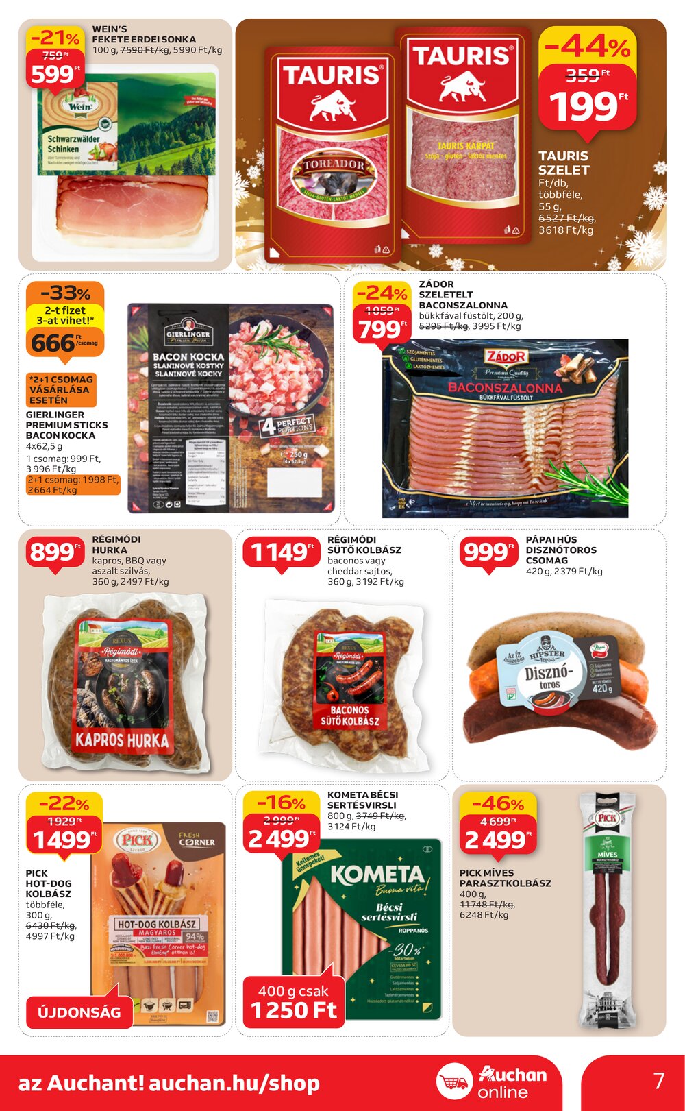 Auchan akciós újság 2025.12.11-től - 7. oldal.