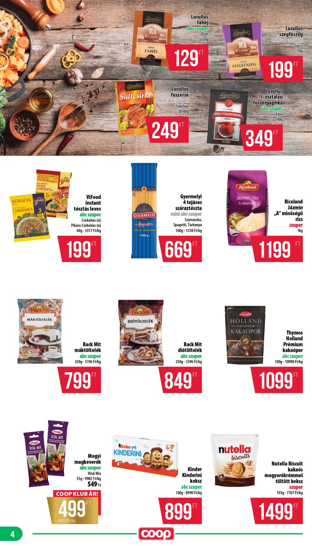 Coop akciós újság 2025.12.11-től - 4. oldal.