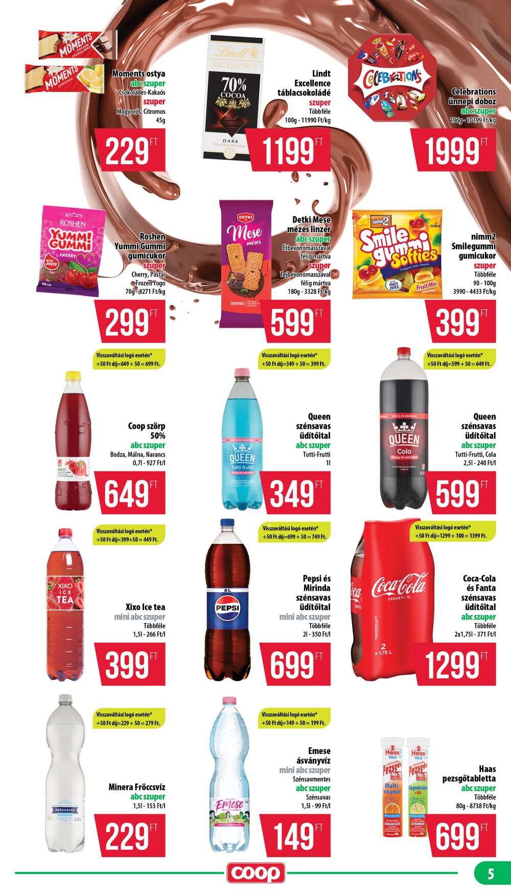 Coop akciós újság 2025.12.11-től - 5. oldal.