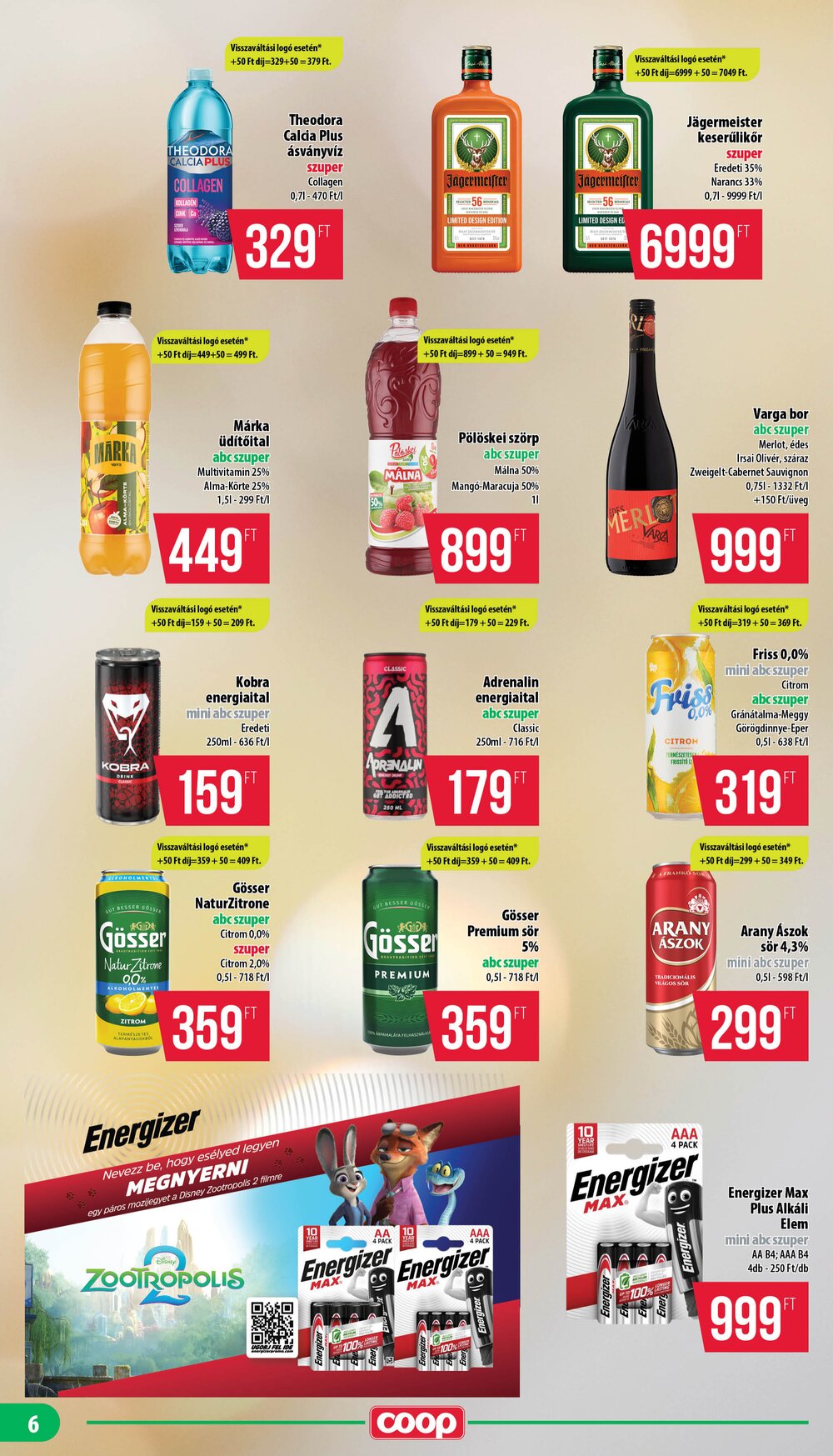 Coop akciós újság 2025.12.11-től - 6. oldal.
