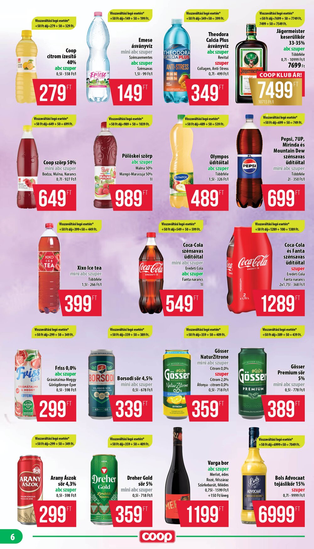 Coop akciós újság 2025.12.11-től - 6. oldal.