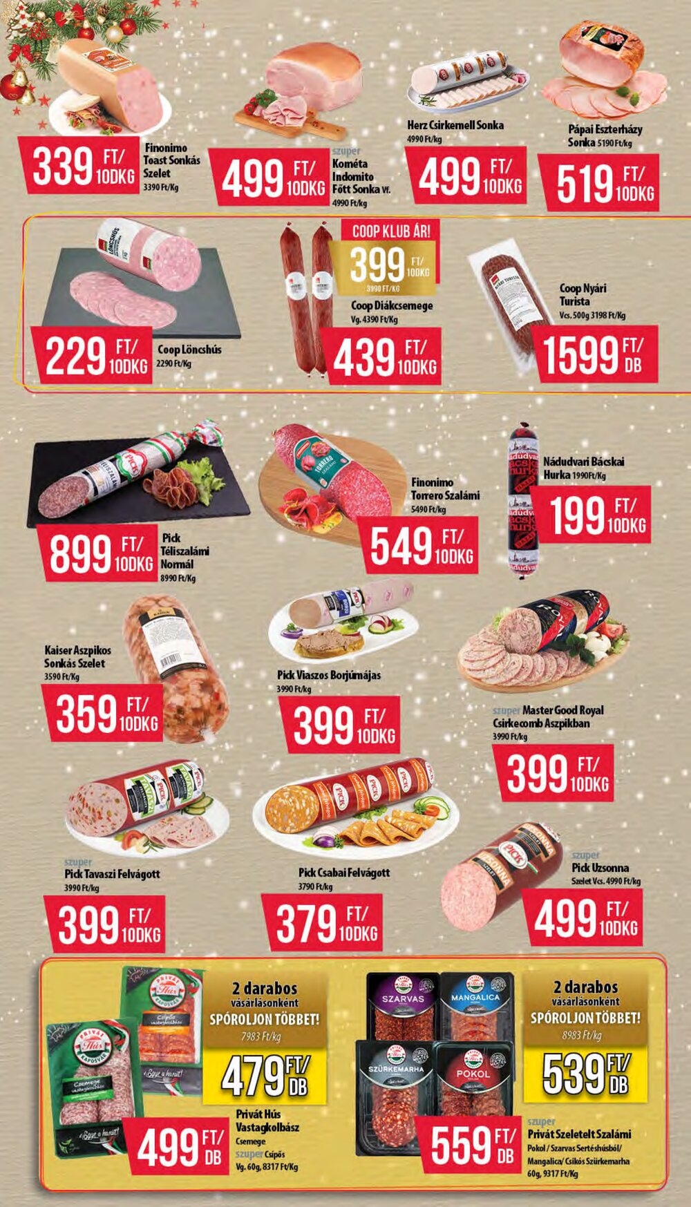 Coop akciós újság 2025.12.11-től - 3. oldal.