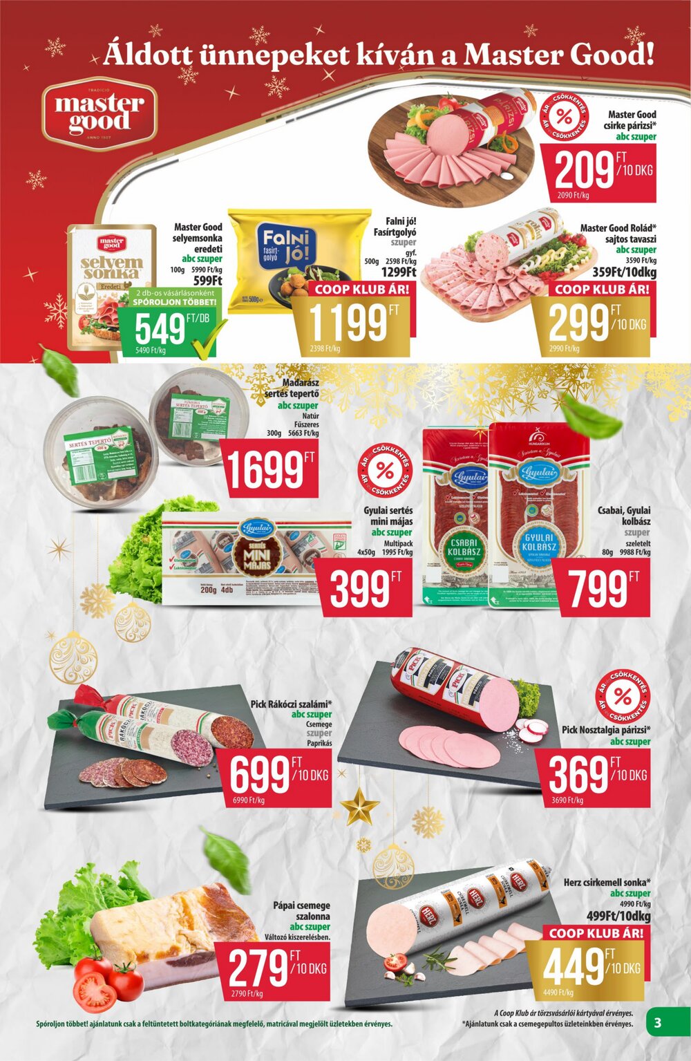 Coop akciós újság 2025.12.11-től - 3. oldal.