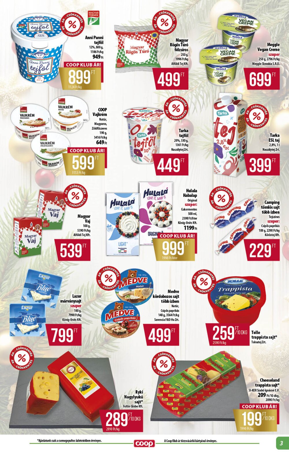 Coop akciós újság 2025.12.11-től - 3. oldal.