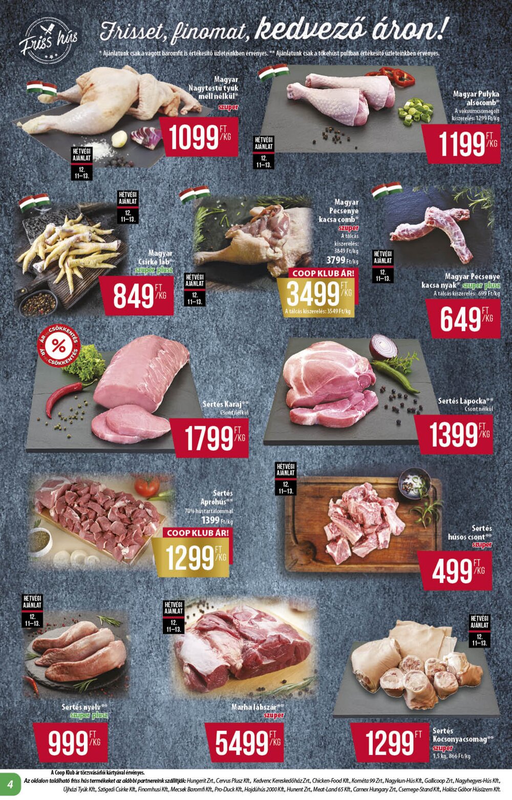 Coop akciós újság 2025.12.11-től - 4. oldal.