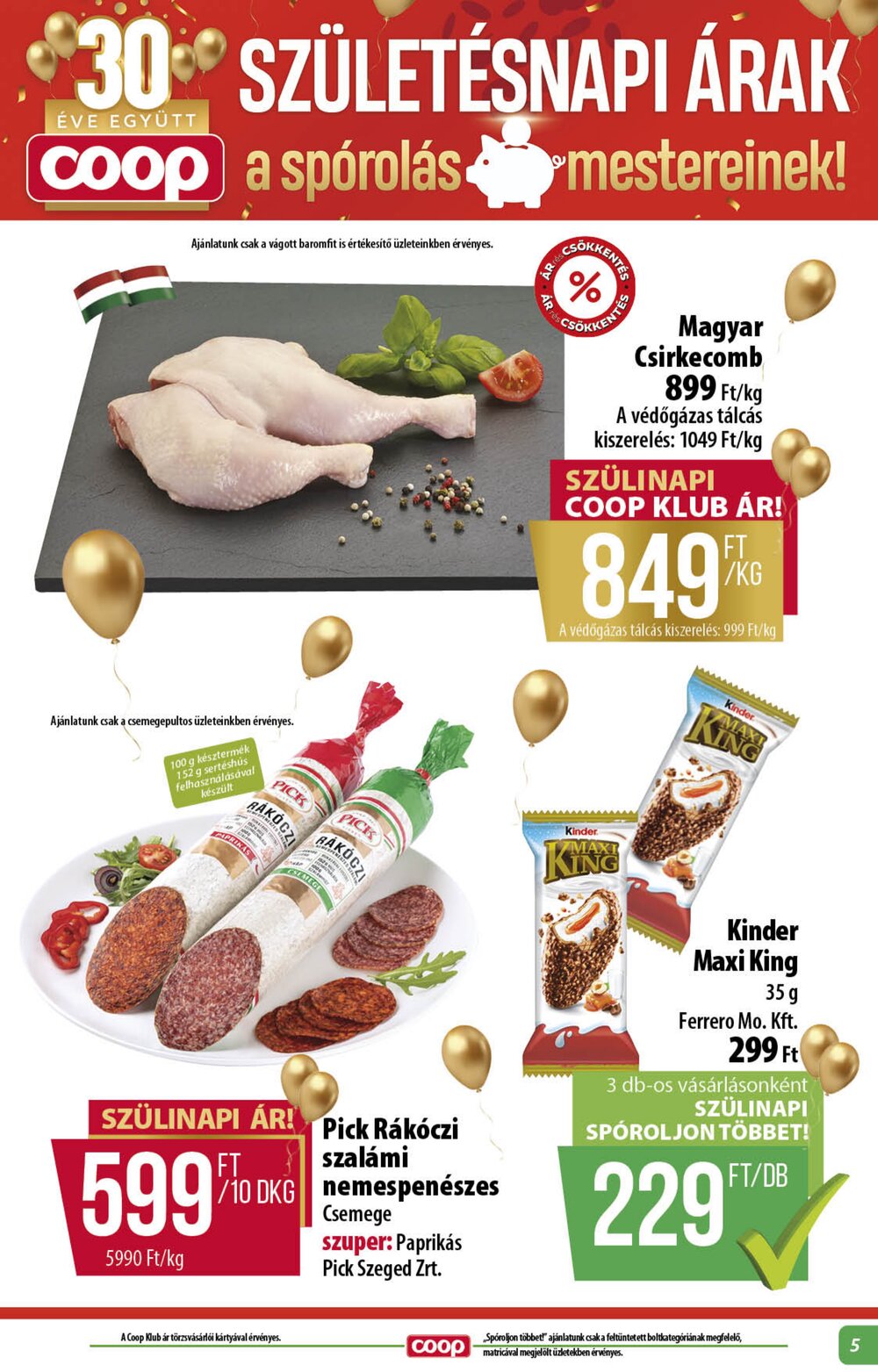 Coop akciós újság 2025.12.11-től - 5. oldal.