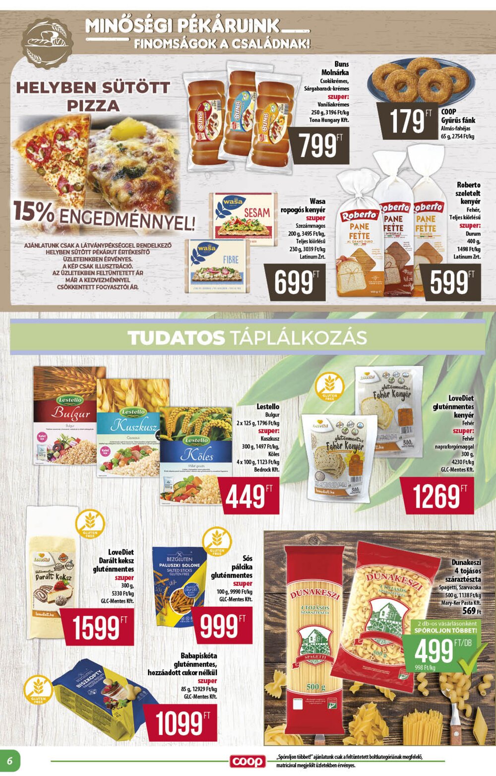 Coop akciós újság 2025.12.11-től - 6. oldal.