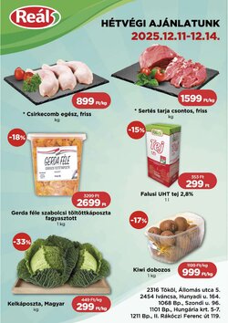 Reál akciós újság 2025.12.11-től