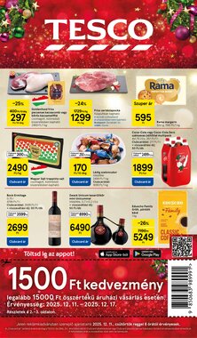 Tesco akciós újság 2025.12.11-től