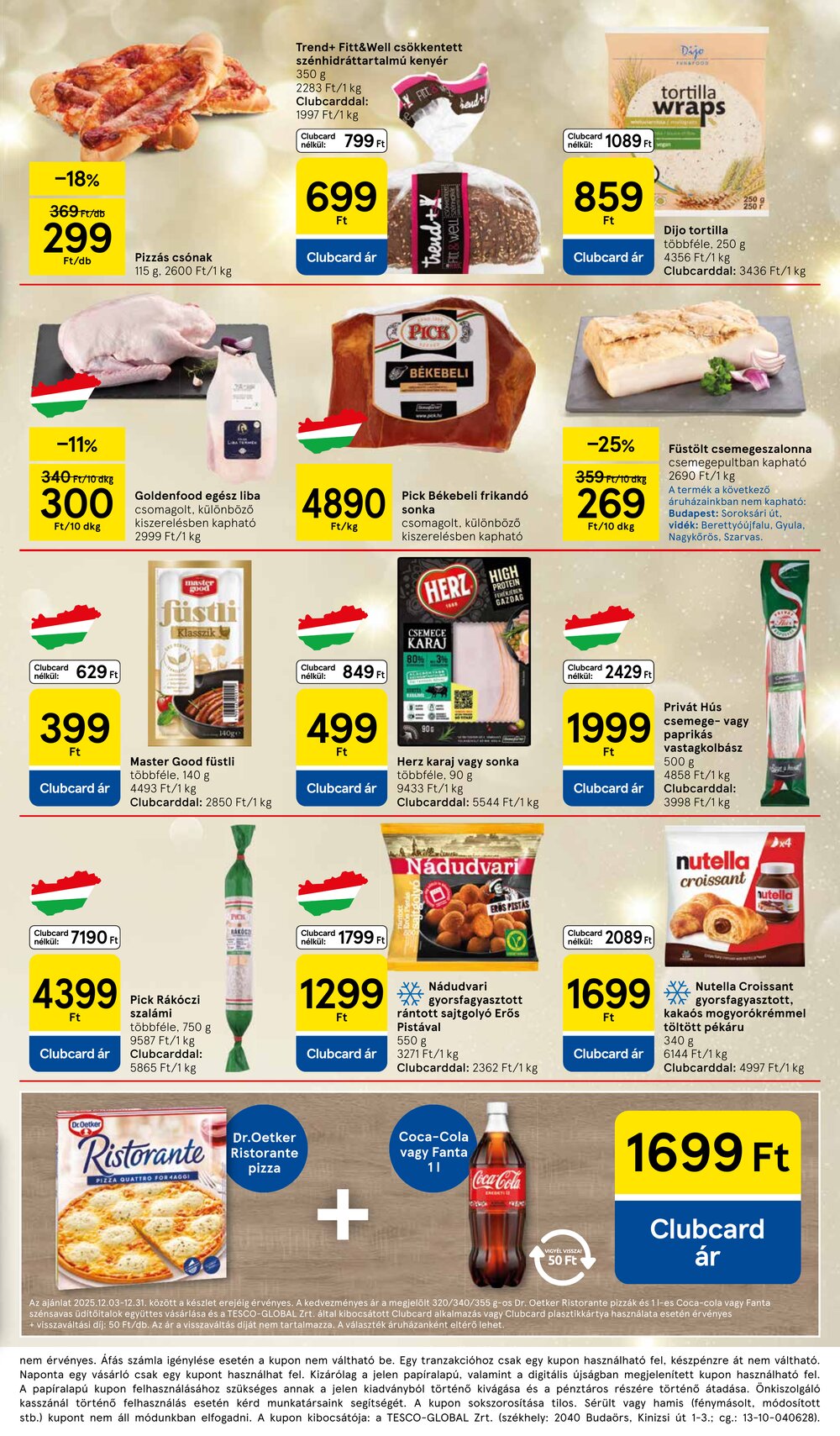 Tesco akciós újság 2025.12.11-től - 3. oldal.