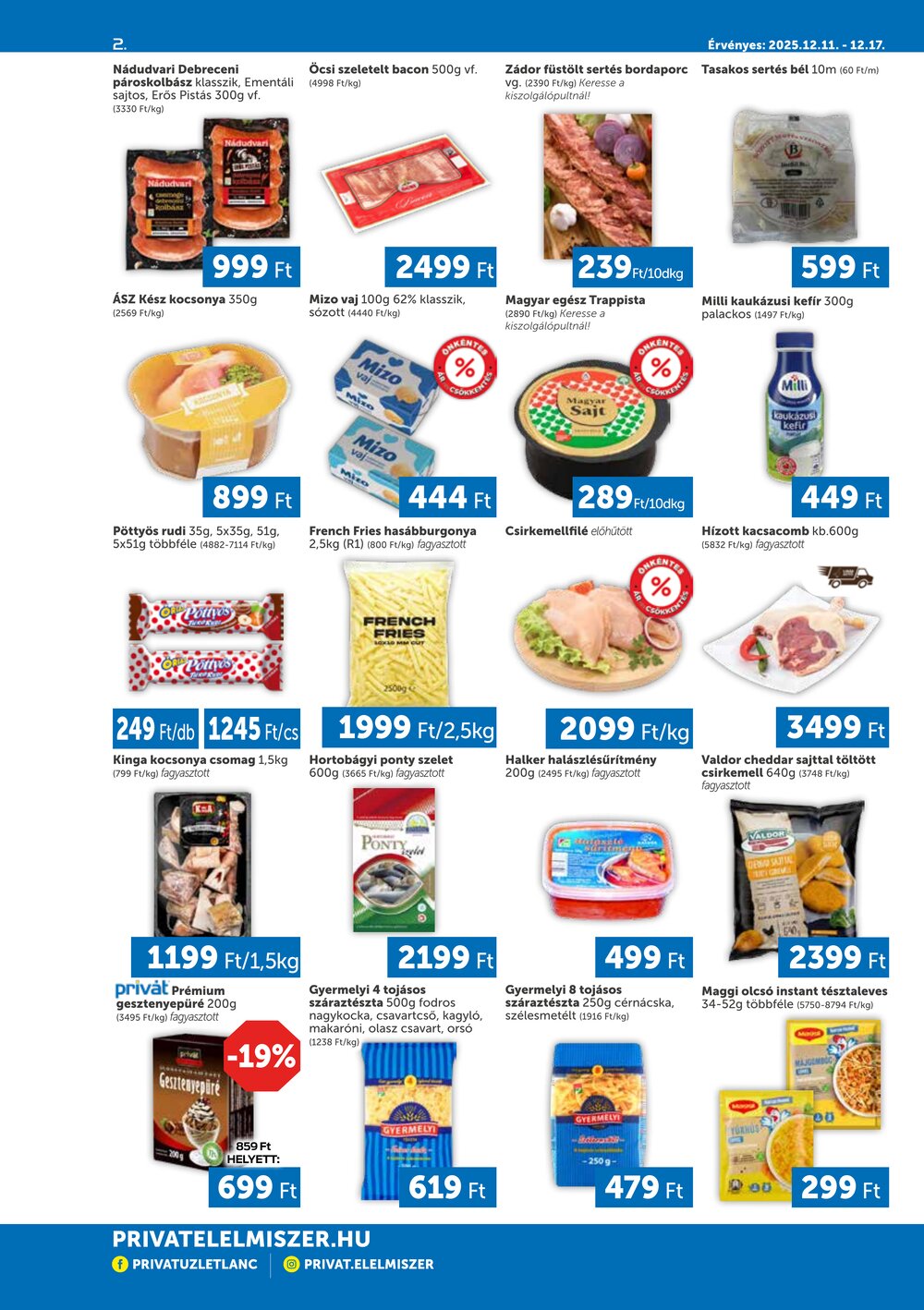 Privát akciós újság 2025.12.11-től - 2. oldal.