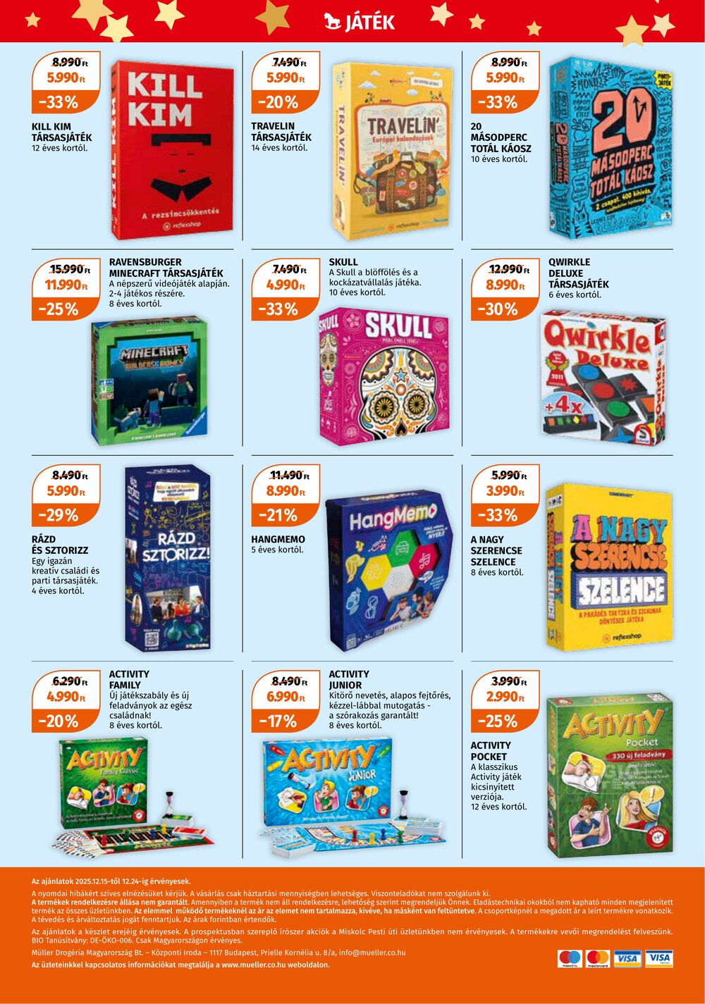 Müller drogéria akciós újság 2025.12.15-től - 12. oldal.