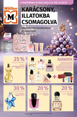 Müller drogéria akciós újság 2025.12.15-től