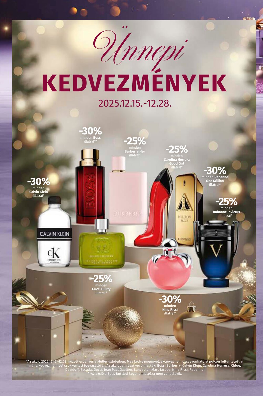 Müller drogéria akciós újság 2025.12.15-től - 2. oldal.