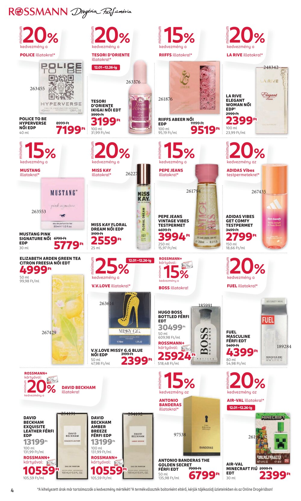 Rossmann akciós újság 2025.12.15-től - 4. oldal.