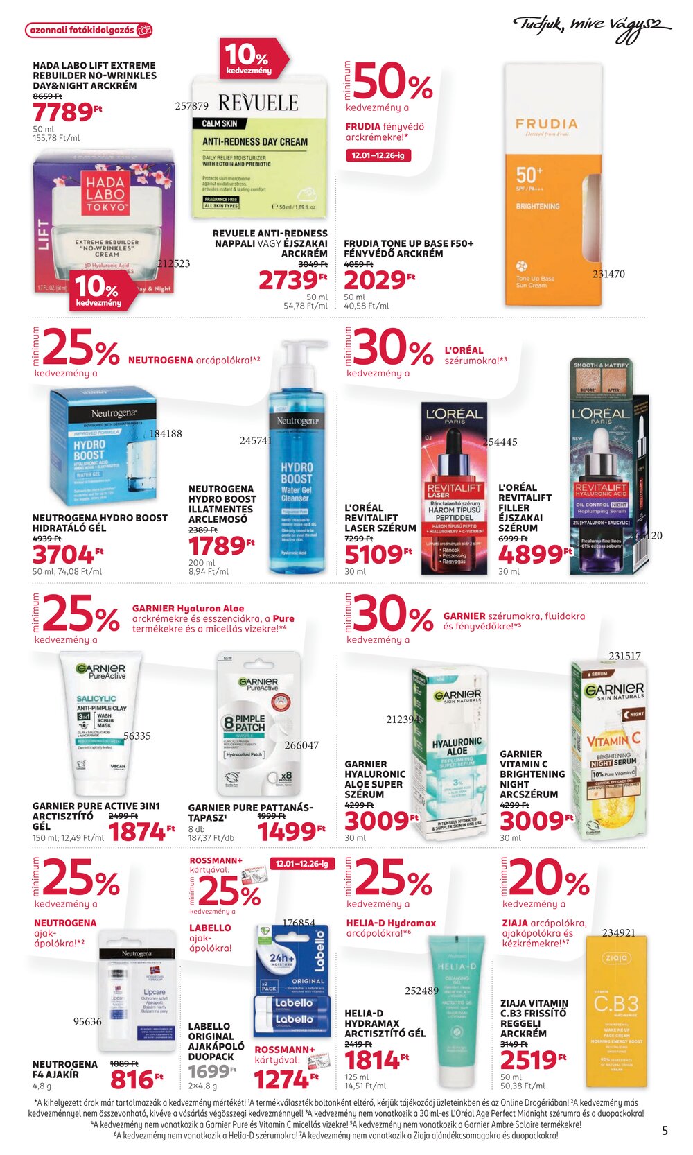 Rossmann akciós újság 2025.12.15-től - 5. oldal.