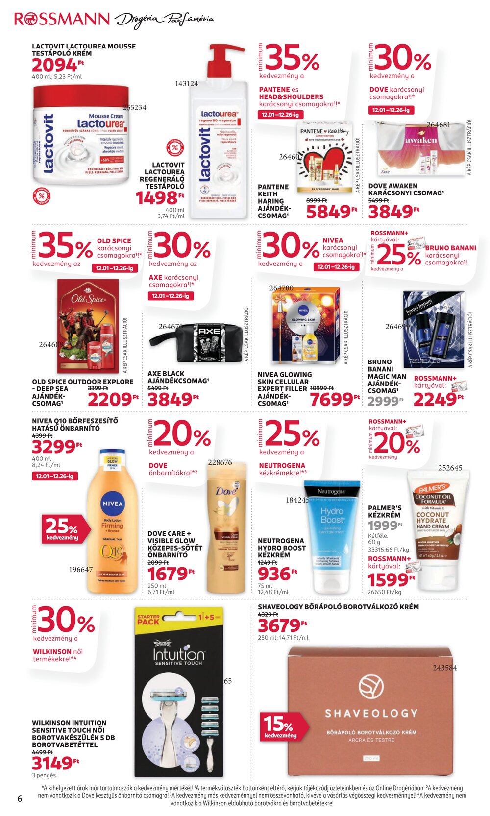 Rossmann akciós újság 2025.12.15-től - 6. oldal.