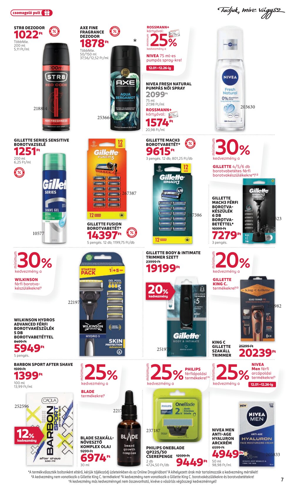 Rossmann akciós újság 2025.12.15-től - 7. oldal.