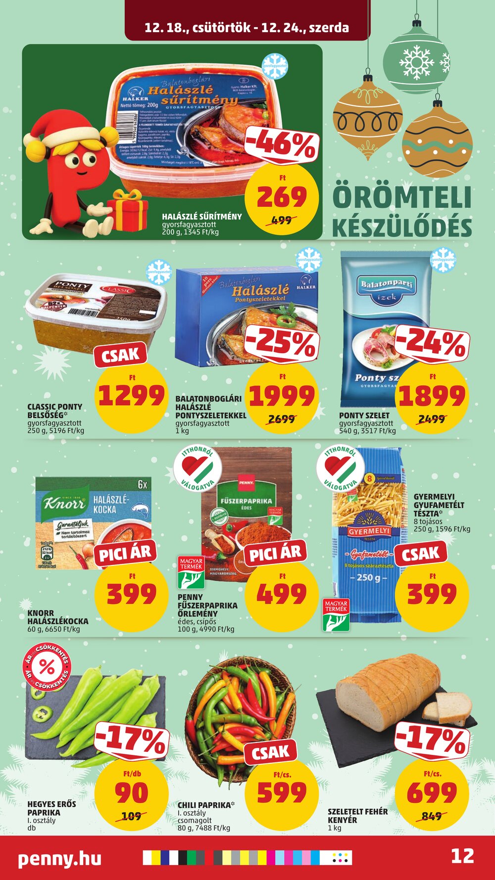 Penny Market akciós újság 2025.12.18-tól - 16. oldal.