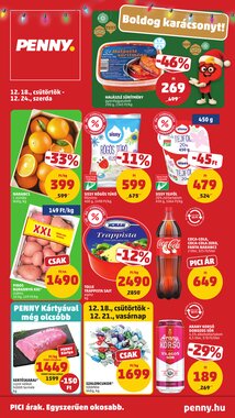 Penny Market akciós újság 2025.12.18-tól