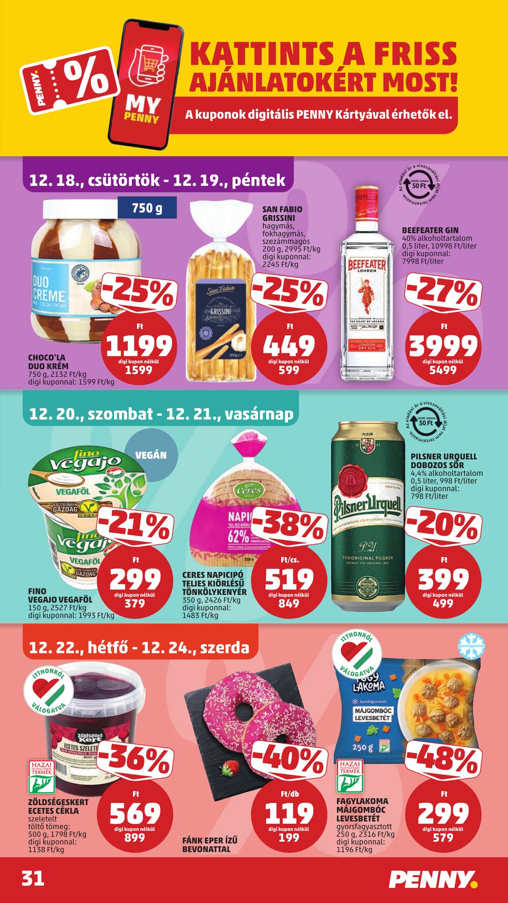 Penny Market akciós újság 2025.12.18-tól - 36. oldal.