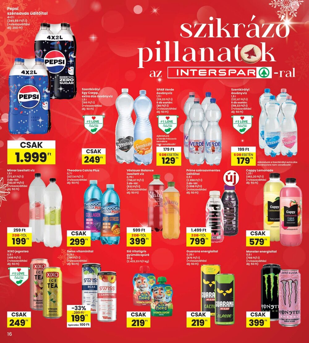Interspar akciós újság 2025.12.18-tól - 16. oldal.