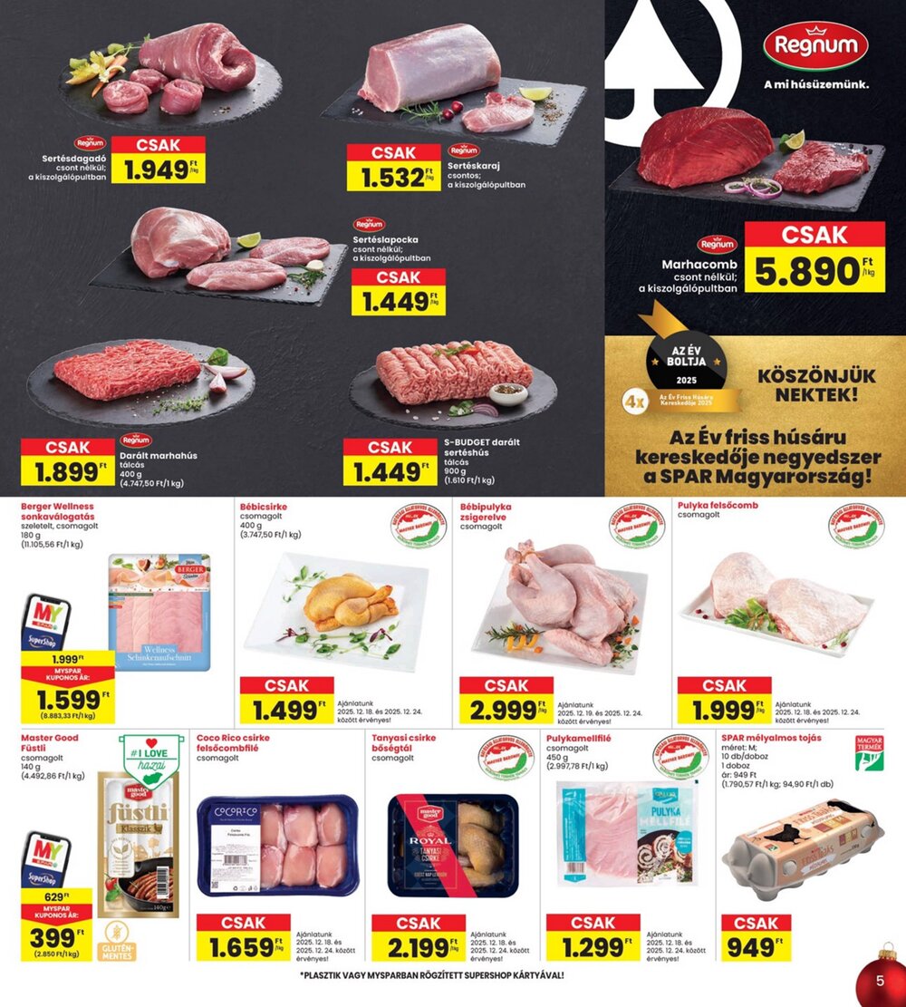 Interspar akciós újság 2025.12.18-tól - 5. oldal.
