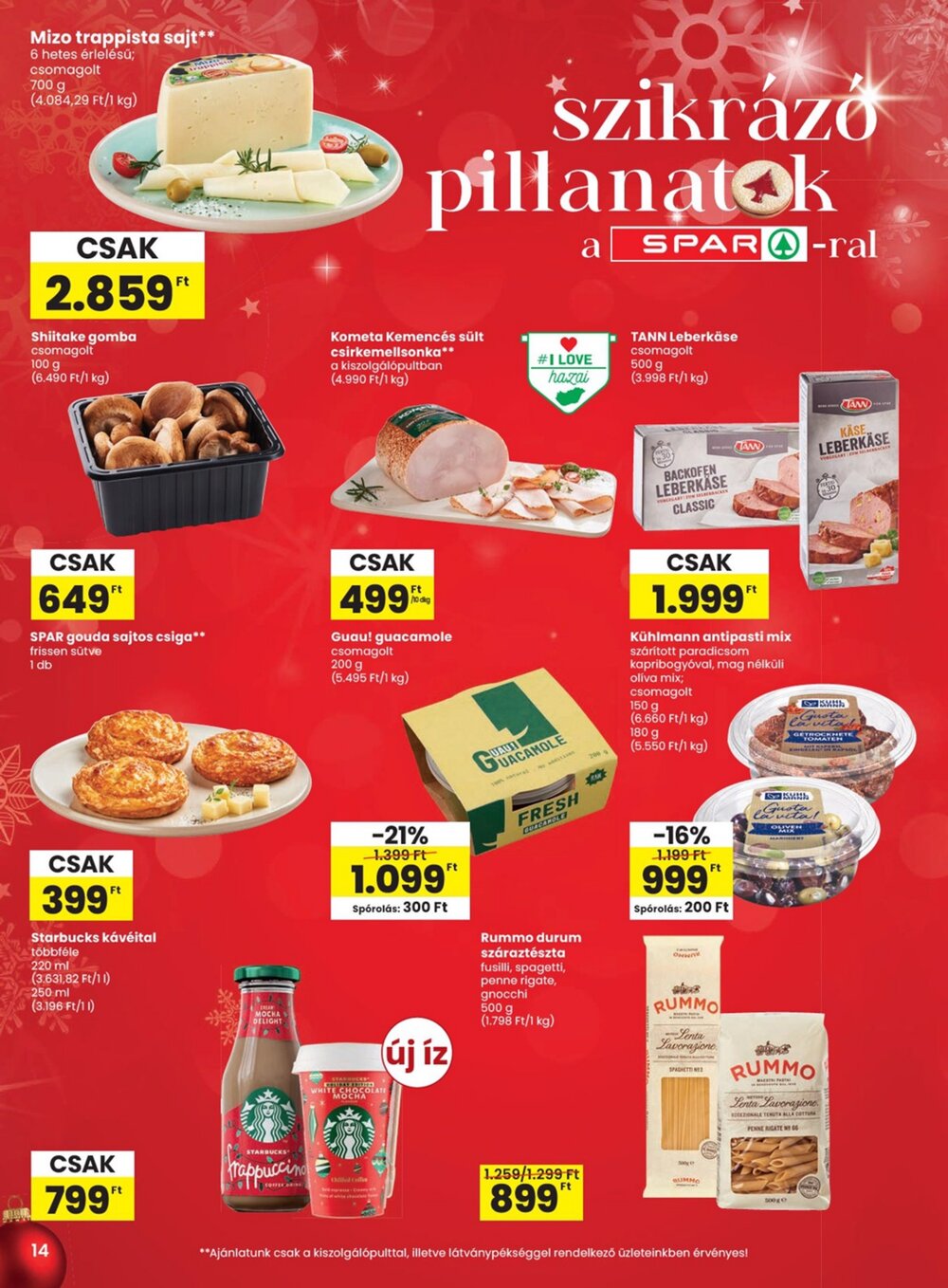 Spar akciós újság 2025.12.18-tól - 14. oldal.