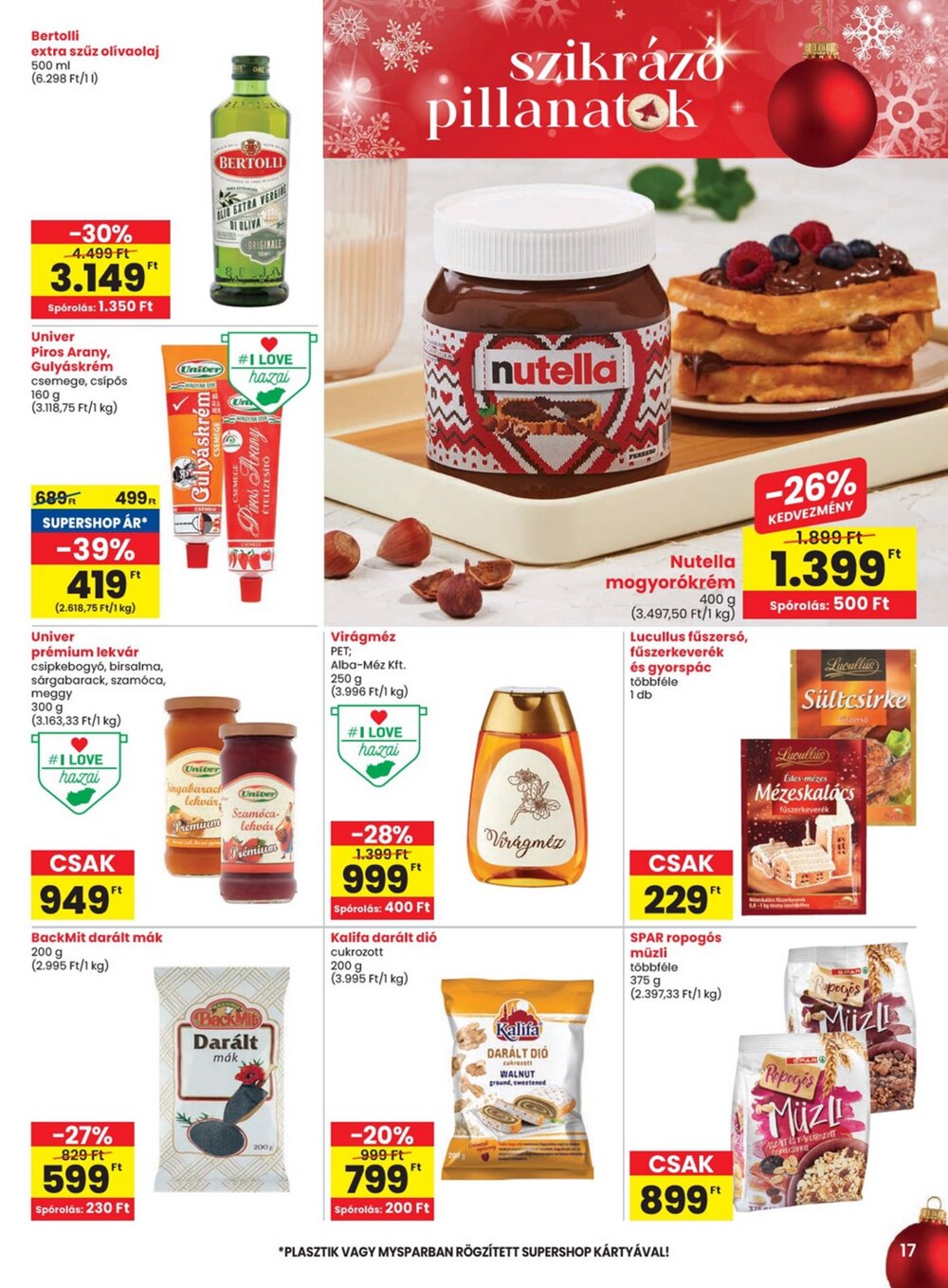 Spar akciós újság 2025.12.18-tól - 17. oldal.