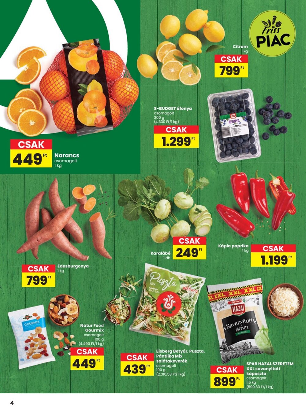 Spar akciós újság 2025.12.18-tól - 4. oldal.