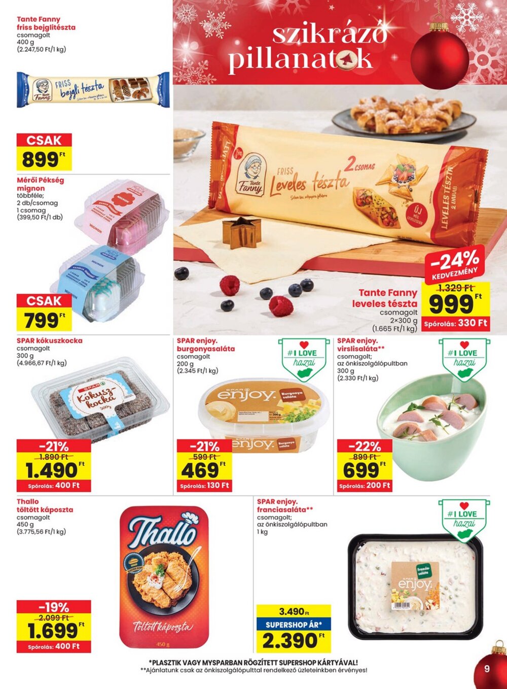 Spar akciós újság 2025.12.18-tól - 9. oldal.