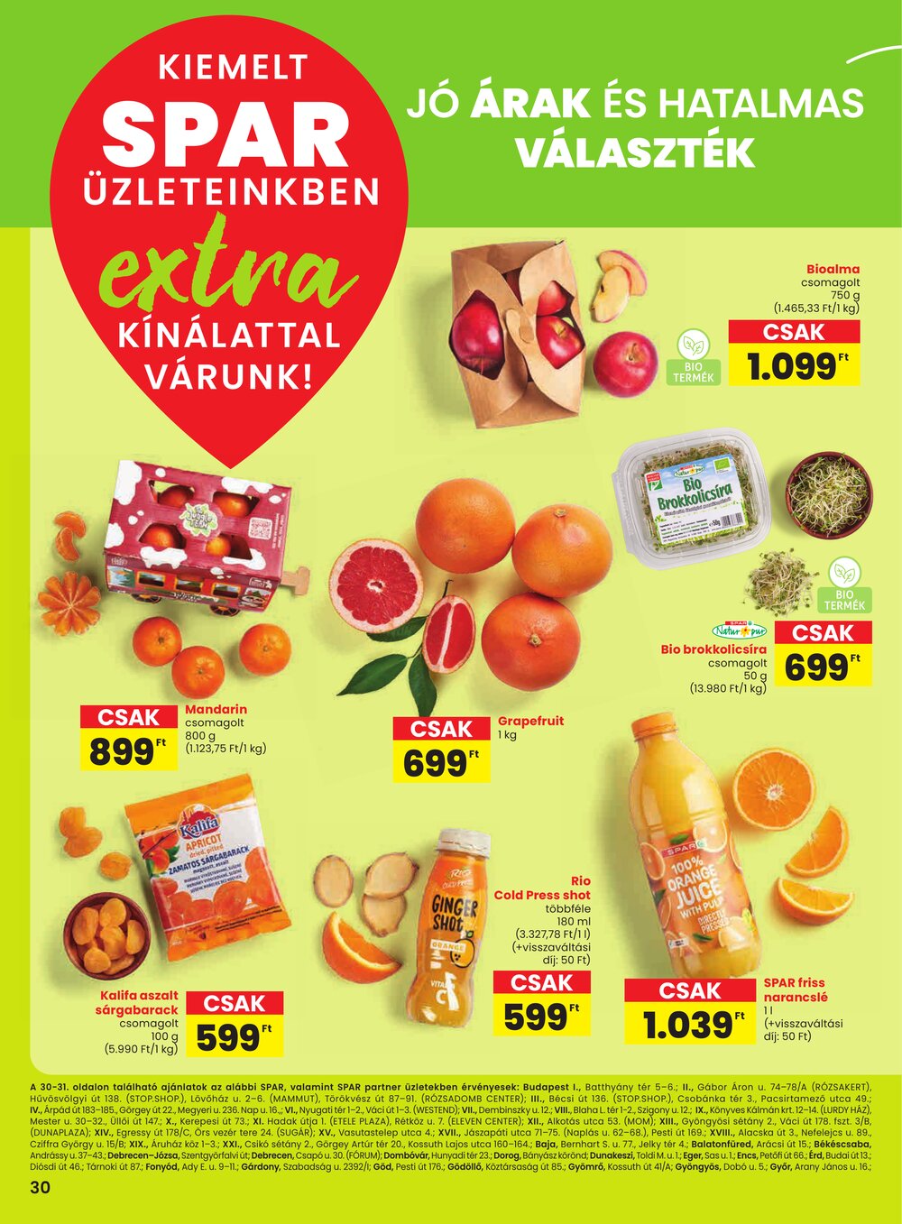 Spar Extra akciós újság 2025.12.18-tól - 3. oldal.