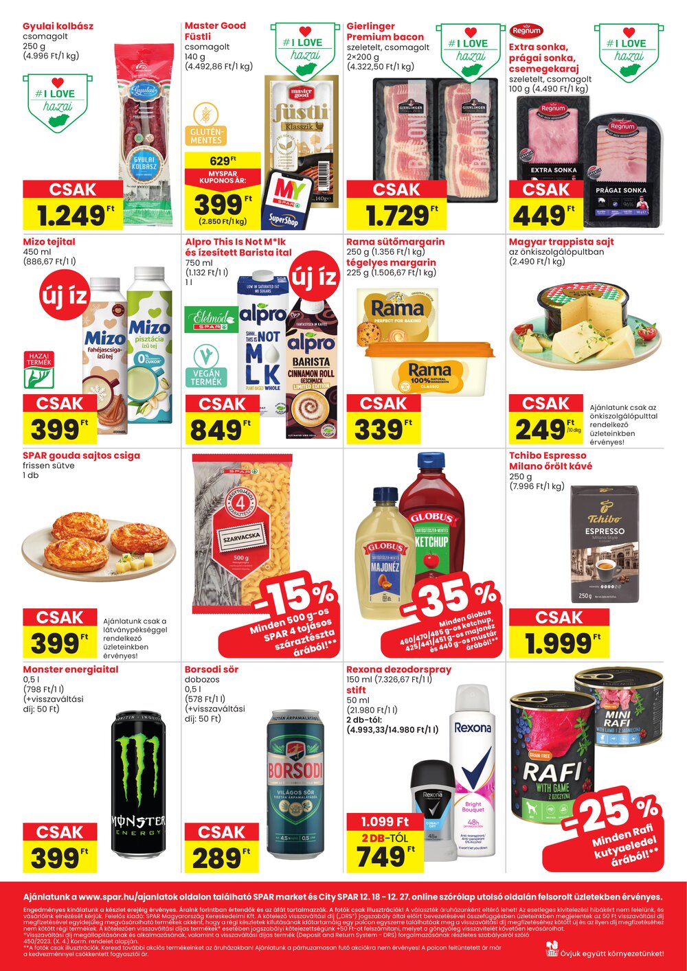Spar Market akciós újság 2025.12.18-tól - 2. oldal.