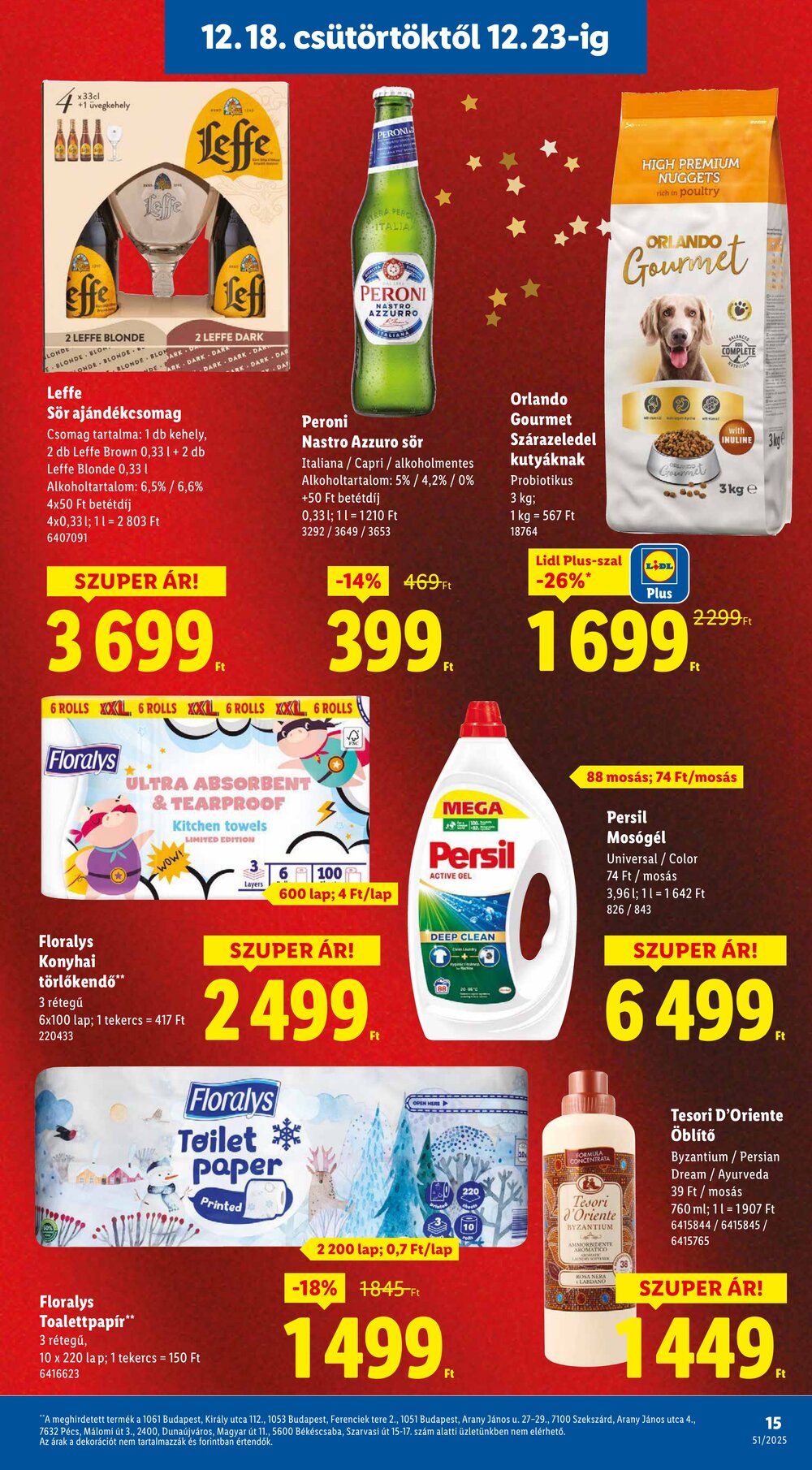 Lidl akciós újság 2025.12.18-tól - 15. oldal.