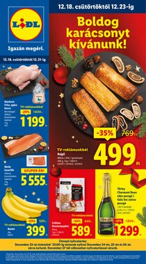 Lidl akciós újság 2025.12.18-tól