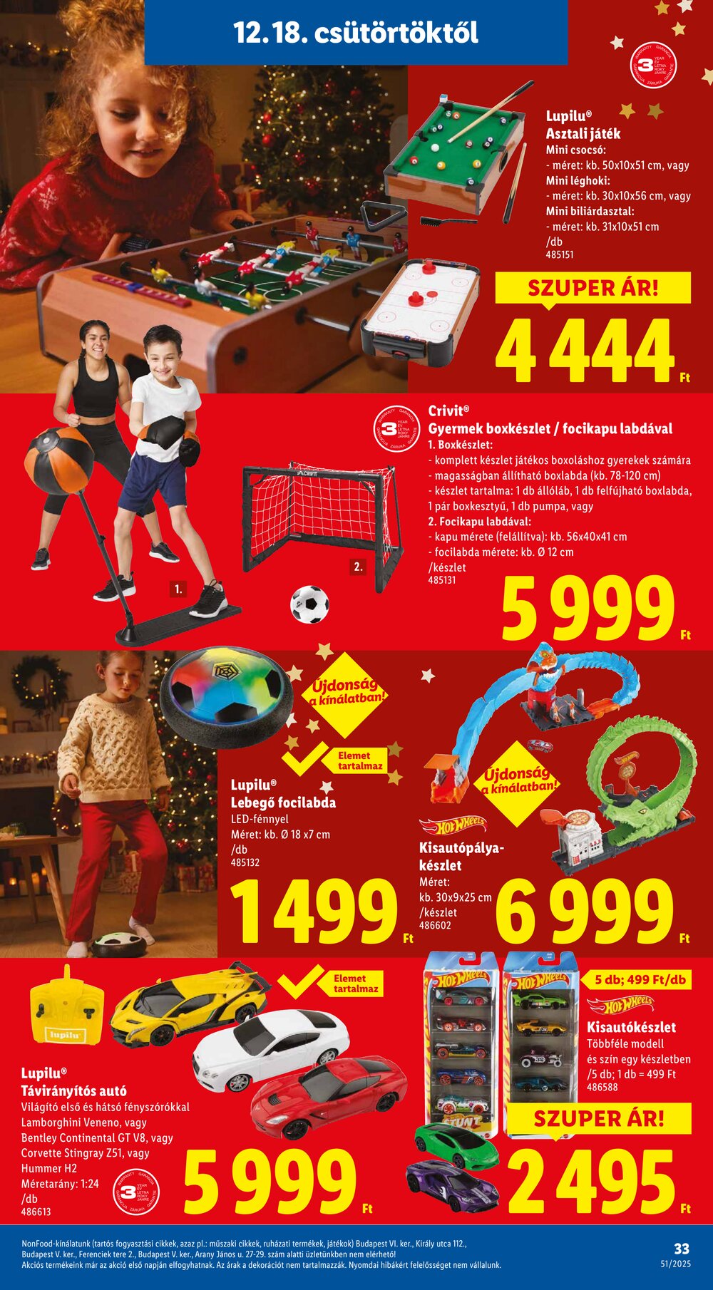 Lidl akciós újság 2025.12.18-tól - 33. oldal.