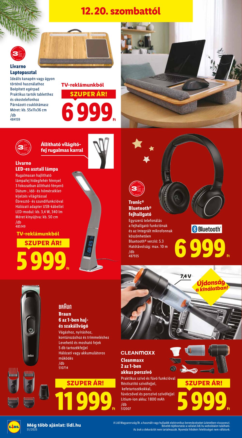 Lidl akciós újság 2025.12.18-tól - 50. oldal.