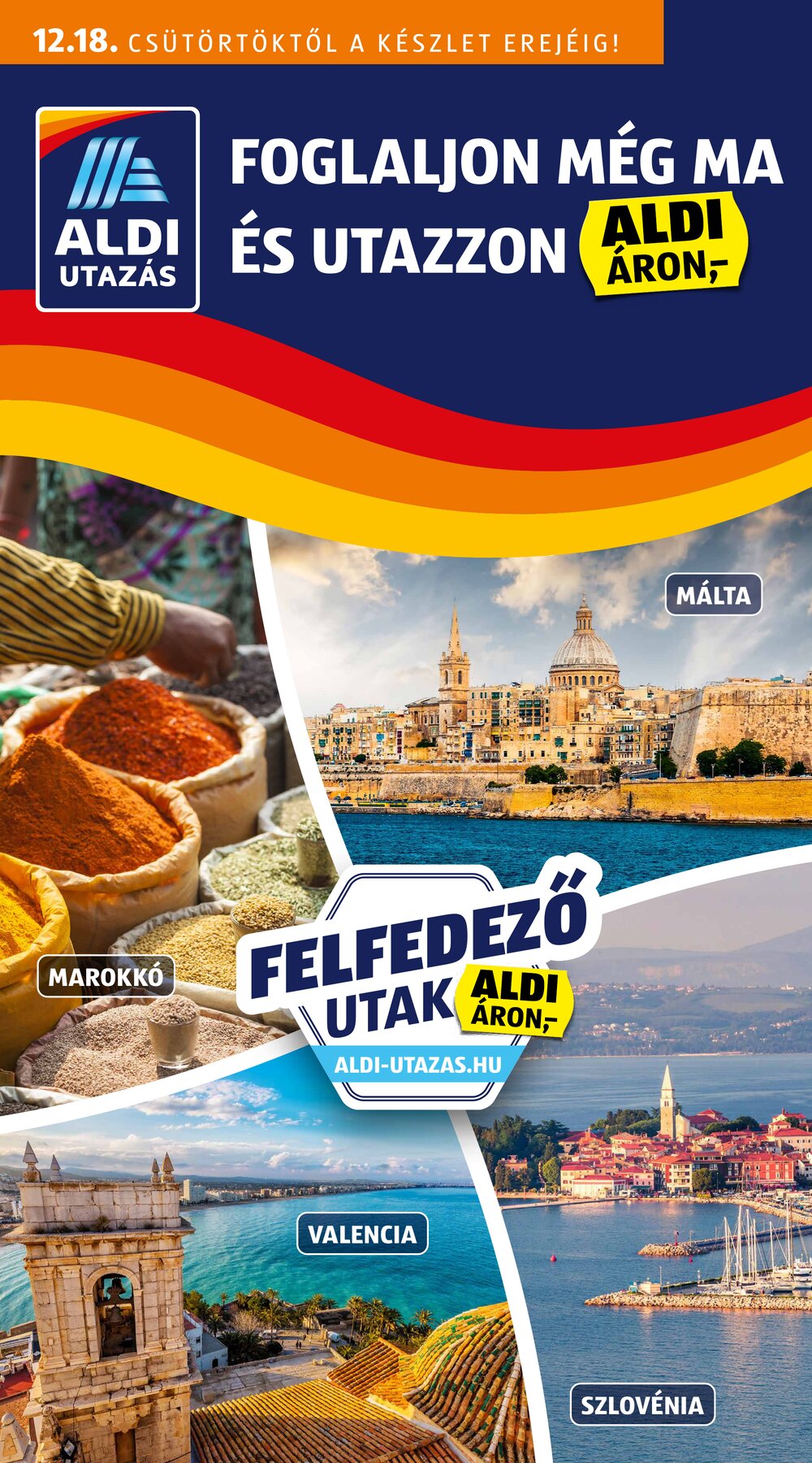 Aldi akciós újság 2025.12.18-tól - 1. oldal.