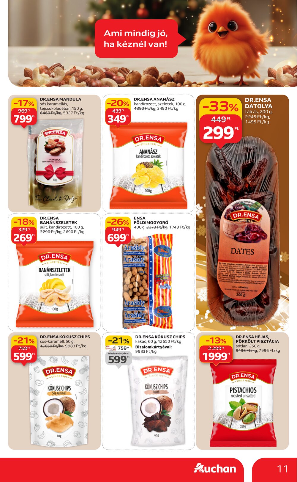 Auchan akciós újság 2025.12.18-tól - 11. oldal.