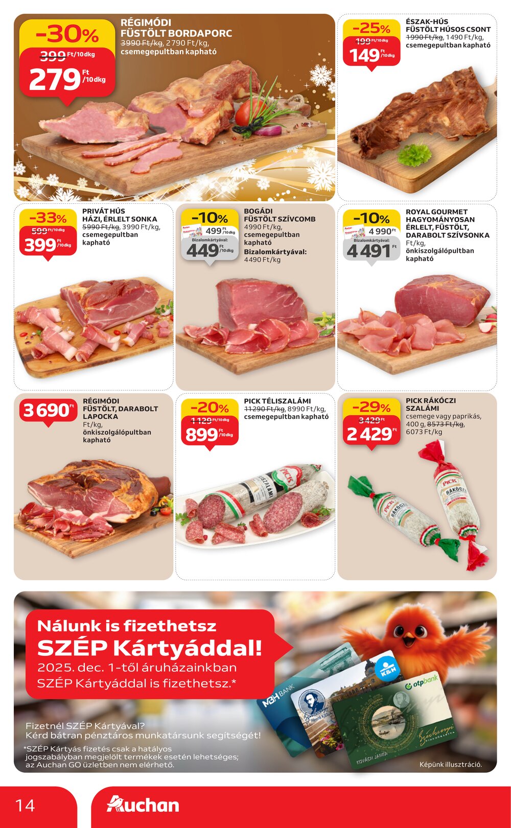 Auchan akciós újság 2025.12.18-tól - 14. oldal.