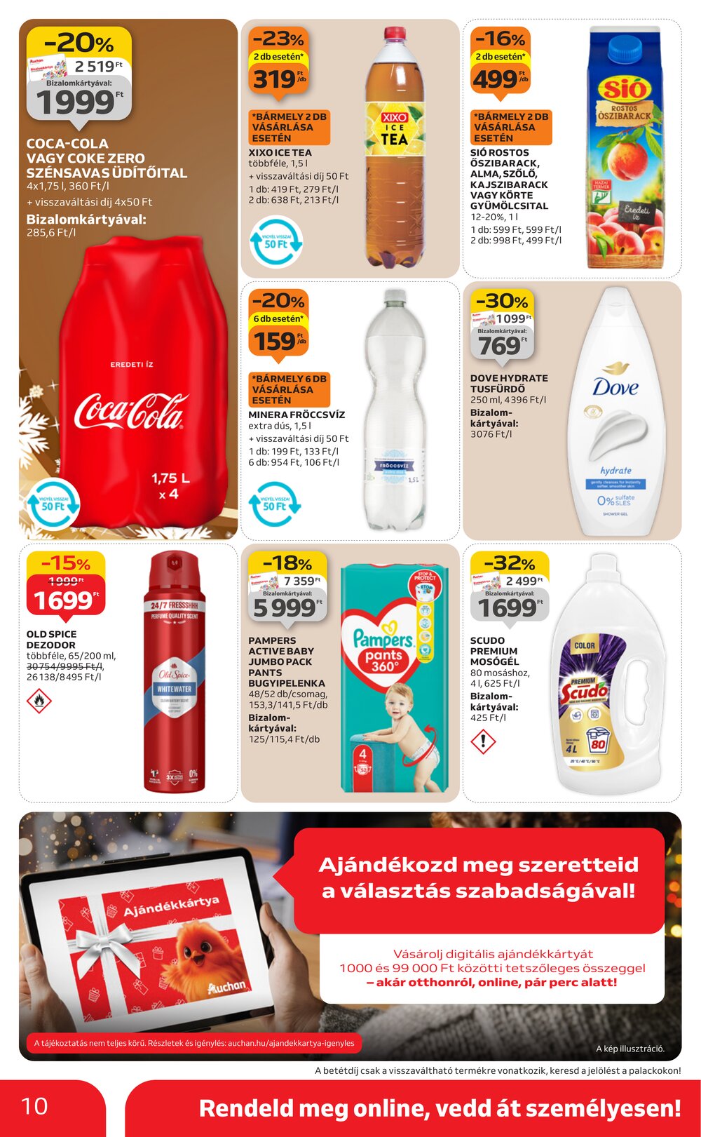 Auchan akciós újság 2025.12.18-tól - 10. oldal.