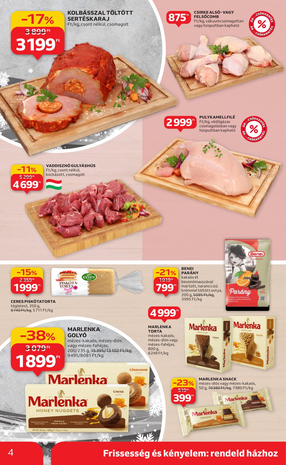 Auchan akciós újság 2025.12.18-tól - 4. oldal.