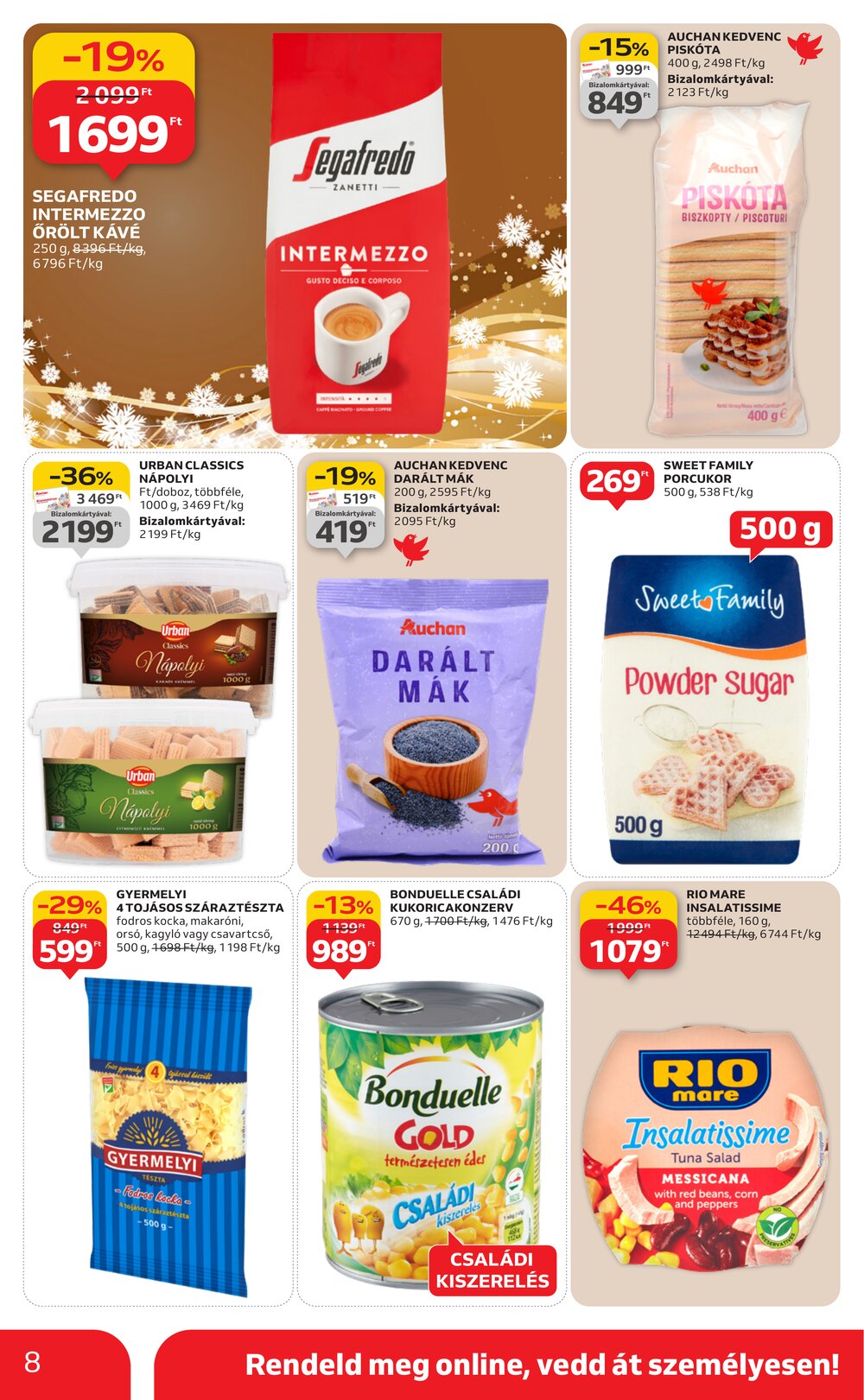 Auchan akciós újság 2025.12.18-tól - 8. oldal.