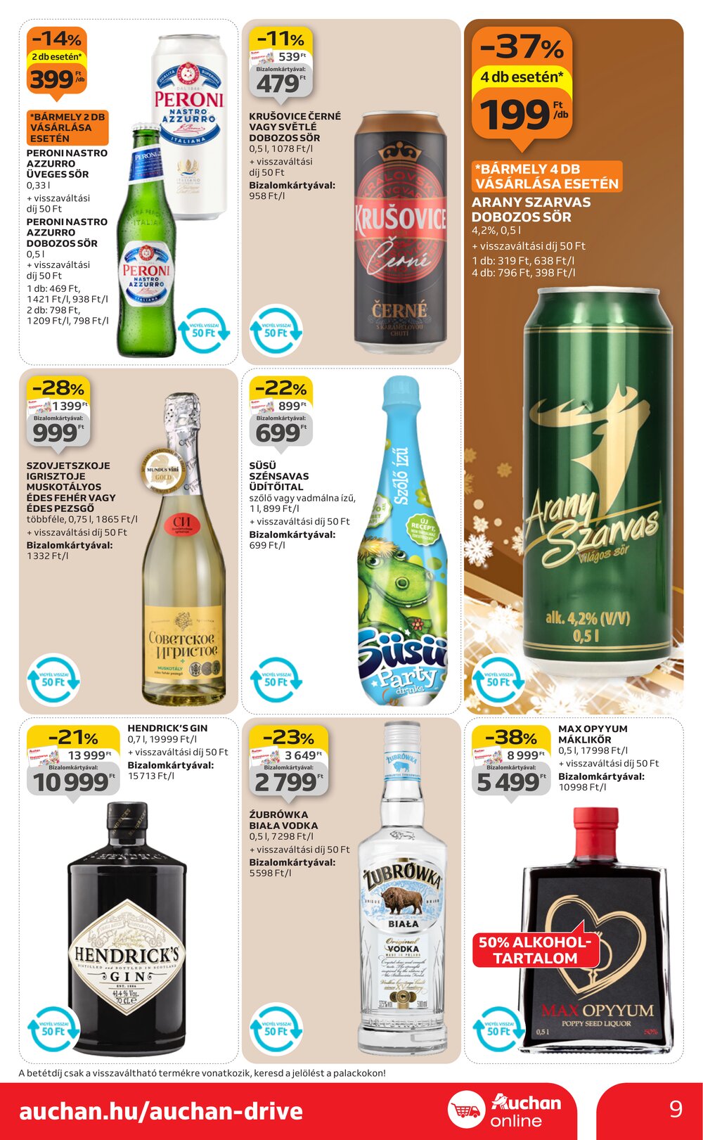 Auchan akciós újság 2025.12.18-tól - 9. oldal.