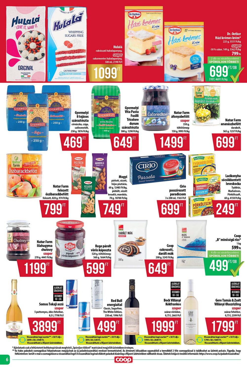 Coop akciós újság 2025.12.18-tól - 6. oldal.